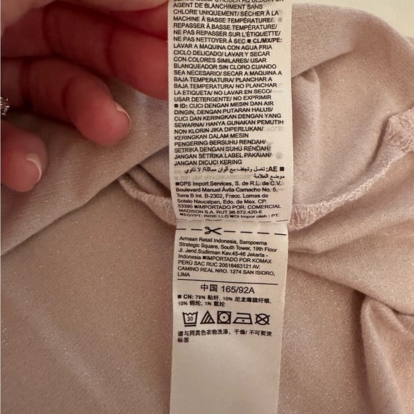 OLD Navy Blush Sparkly Tee - Picture 10 of 10